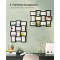 thumbnail image 3 of SONGMICS Collage de Marco de Fotos, 10 x 15 cm, Juego de 12, Pantalla Colgante, Requiere Montaje, Negro, 3 of 5