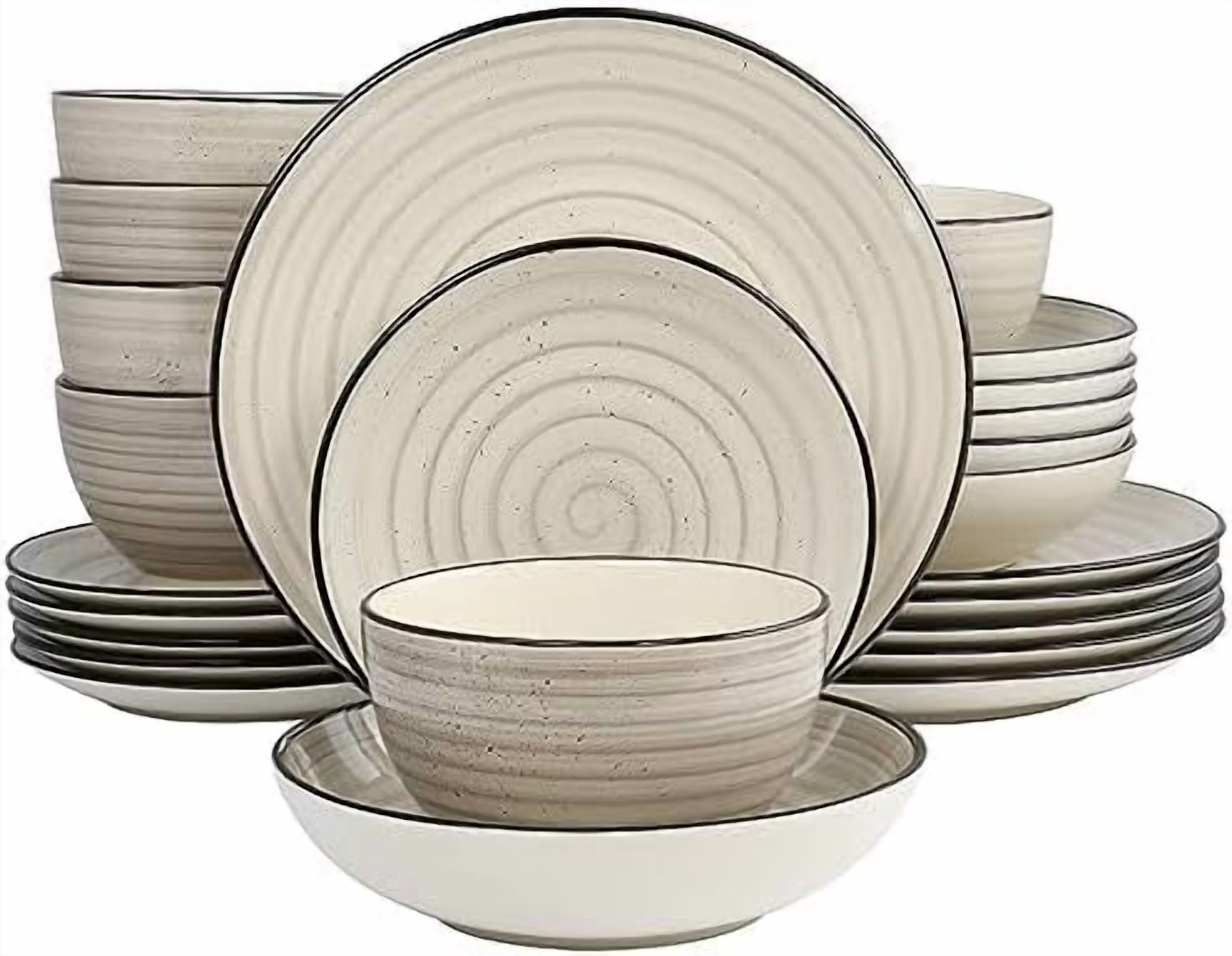 Mikasa Samantha 16-Piece Dinnerware Set | Bone China, Service For 4, Chip-Resistant & Dishwasher Safe