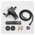 thumbnail image 7 of Matte Black Bathroom Bathtub Faucet Waterfall Faucet With Hand Shower Hot and Cold Water Mixer Taps Wall-mounted Bathtub Faucet ,Easy to Use, 7 of 7