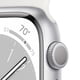 thumbnail image 3 of Correa reacondicionada para Apple Watch Series 8, GPS, 45 mm, color blanco plateado, 3 of 6