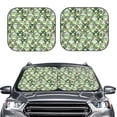 thumbnail image 2 of Balery 2 Piece Cute Frog Car Windshield Sun Shade|Foldable Front Windshield Shade for Car Front Window for Most Sedans SUV Truck-Large, 2 of 7