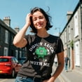 thumbnail image 4 of Womens Funny T Shirts Dont Luck With Me Sarcastic St Patricks Day Tee For Ladies Womens Graphic Tees, 4 of 9