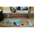 thumbnail image 2 of Brown Russian Tsvetnaya Bolonka Lap Dog Christmas Tree Dish Drying Mat, 2 of 7