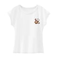thumbnail image 1 of Camiseta de Mujer, Camiseta de Manga Corta, Moderna Camiseta con Cuello Redondo para Deportes, Viajes, Oficina S, 1 of 7