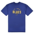 thumbnail image 2 of Men's St. Louis Blues Royal/Heather Gray Big & Tall T-Shirt & Pants Lounge Set, 2 of 3