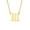 111-Gold, variant on Angel Number 444 Necklace for Women Stainless Steel Pendant Choker Chain Numerology Jewelry Gold