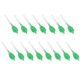 thumbnail image 3 of EeaseMX 15 cepillos interdentales de 0,7 mm para limpieza dental (verde), 3 of 8