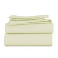 thumbnail image 1 of LuckShree Split Head California King Size 4-PC Sheet Set 34" Split Top - 1000-TC Giza Cotton 24" Extra Deep Pockets - Ivory Color, 1 of 7