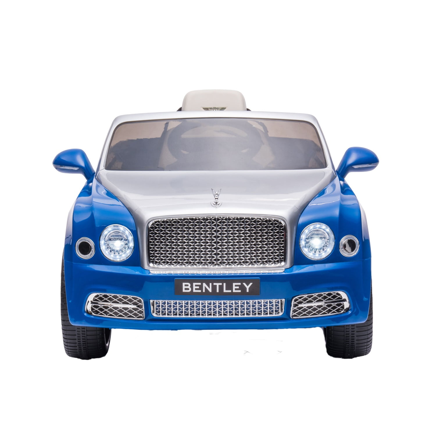 CIPACHO 12V Electric Kid Ride On Car, Bentley Mulsanne Licensed Cars for Kids, 4 Wheels Motorized Vehicles Children Toys, 2 Speeds, Blue