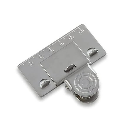 

ZUARFY Durable Metal Silver Measuring Tape Clip Maximum Width 25 mm (1 inch)