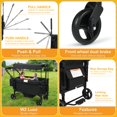 thumbnail image 3 of Stroller Wagon VOOI W2 de 2 plazas para niños plegable con arneses, 3 of 9