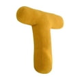 thumbnail image 2 of Begzeat Letter Plush Pillow, Letter Hugging Throw Pillows, Decorative Initial Letter Shaped Throw Pillows for Bed Couch, Letter Pillows English Alphabet A to Z for Sofa Bedroom Living Room Decor (T), 2 of 9