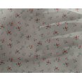 thumbnail image 4 of oneOone Georgette Viscose Fabric Leaves & Rose Flower Decor Fabric Printed BTY 42 Inch Wide, 4 of 4