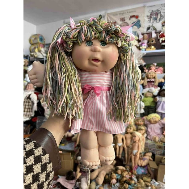En existencia Muneca Cabbage Patch original Muneca de vinilo Linda Muneca de algodon PP Cambiante Juguete Cabbage Patch Kid Amigos Regalo de cumpleanos Bodega Aurrera en linea
