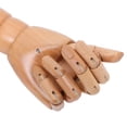 thumbnail image 3 of Raindrops 1Pair Khaki Wooden Mannequin Arm Replacement with Flexible Joints Realistic Poseable Display Accessory, 3 of 8
