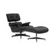 thumbnail image 1 of Silla réplica Eames Lounge Ottoman negro Estilo Contemporáneo Color Negro Gaia Herbs Eames, 1 of 7