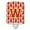Cardinal & Gold, variant on Caroline's Treasures CJ1081-WCNL Letter W Football Maroon and Gold Ceramic Night Light, 6x4x3", multicolor