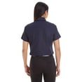 thumbnail image 3 of D620SW Devon & Jones Women's Crown Collection Solid Broadcloth Short-Sleeve Oxford Shirt, 3 of 3
