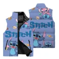 thumbnail image 5 of Chaqueta divertida con estampado 3D de Disney Stitch para hombre, chaqueta sin mangas para deportes al aire libre, chaqueta informal de moda para hombre, cortavientos, 5 of 5