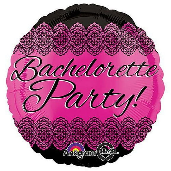 LOONBALLOON Bachelorette Balloons, 18″ BACHERLORETTE PARTY LACE