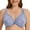 Slate Blue, variant on MELENECA Women's Plus Size Racerback Unlined Lace Underwire Front Closure Bra Black 34B