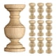 thumbnail image 4 of 10 husillos de madera sin terminar para proyectos de carpintería, accesorios de habitación, balaustres decorativos para botellero y marco de cama., 4 of 8