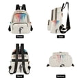 thumbnail image 4 of FORMRS Mini Backpack Purse for Women Quilted Travel Daypack Casual Shoulder Bag, Black Astronaut, 4 of 7