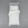 thumbnail image 1 of Ambesonne Tribal Bedding Set 3 Pcs, Arrows Black and White, Twin, Charcoal Grey, 1 of 3