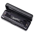 thumbnail image 1 of Harmonica en do majeur, harmonica diatonique blues à 10 trous, 20 notes, 1 of 5