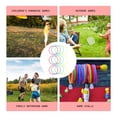 thumbnail image 4 of 20pcs Plastic Circles Tossing Game Rings Outdoor Throwing Game Accessory, 4 of 9