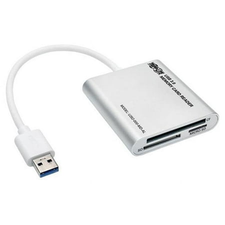 UPC: 0037332190505 | Tripp Lite U352-000-MD-AL USB 3.0 Super Speed Multi-Drive Memory Card Reader & Writer Aluminum