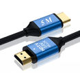 thumbnail image 1 of Cable Hdmi 5 Metros Hdmi A Hdmi Reforzado Full Hd 4k, 1 of 3