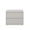 thumbnail image 2 of Hirsh Pro 36 Inch Wide 2 Drawer Metal Lateral File Cabinet for Home and Office, Holds Letter, Legal and A4 Hanging Folders, Gray, 2 of 7