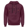 thumbnail image 3 of Kureaily Zippered Hooded Sweatshirt For Casual Outdoor Sports And Comfortable Design For Everyday Wear Perfect For Mens Casual Sweatshirts, 3 of 3