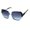 Blue Silver Blue, variant on Womens Sugar Rock Candy Metal Glitter Butterfly Sunglasses Red Gold Smoke