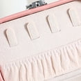 thumbnail image 4 of Double Layer Jewelry Storage Box Organizer Durable High Quality PU Leather Storage Box for Travel and Business Trips, 4 of 7