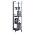 thumbnail image 3 of Convenience Concepts Xtra Storage 5 Tier Folding Metal Shelf, Cobalt Blue, 3 of 8