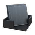 thumbnail image 2 of Double Sided Leather Tray Leather Leather Suitable Mats Coffee Tray Insulation Tray Large Leather Business Office Supplies, 2 of 6