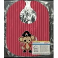 thumbnail image 2 of Caroline's Treasures BB8973BIB Pirate Monkey Bavoir Rouge pour Bébé, 2 of 3