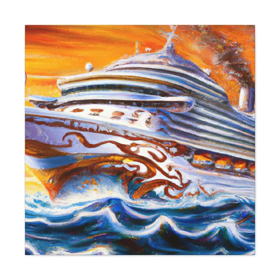 Sailing in Prosperity. - Canvas