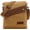 Khaki, variant on Messenger Bag,  Small Canvas  Bag Crossbody Purse