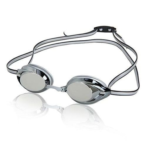Speedo Jr Vanquisher 2.0 Mirrored Swim Goggles Silver 1sz for sale online 
