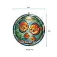thumbnail image 4 of Discus Fish Family of 4 Ornament – Custom Text Ornament to Celebrate First Christmas, Perfect for Parents, Kids or Couples, Christmas 2025, Gift for Families and Member, 4 of 4