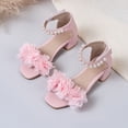 thumbnail image 2 of Duqingm Girls Dress Sandals Basics - Felicity - Water-Friendly Sandal for Kids Red,2, 2 of 7