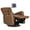 Cognac, variant on Evolur Maverick Power Recline Glider with Phone or Tablet Holder, Tempered Grey
