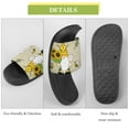 thumbnail image 7 of GZHJMY Stylish Slides for Women Men, Sunflower Gnome Spring Soft Flexible Slip-on Sandals Slippers, 7 of 7