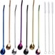 thumbnail image 1 of Cuchara de paja de tubo recto de cuerpo desnudo de acero inoxidable de 7 piezas - ver comentarios Ormromra MZQ-0985, 1 of 8