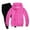 A-Hot Pink, variant on Boys' Tracksuits Hoodie Pullover Tops Pants Soccer Outfit Regular Fit Hoodie Sets 2 Pieces Sweat Suits for Boys Back To School Fashion