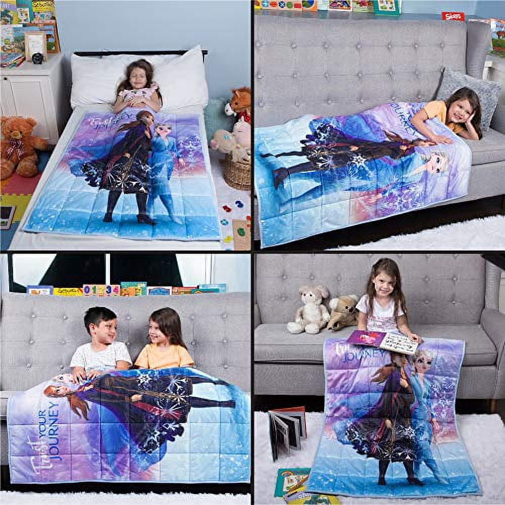 Franco Kids Bedding Super Soft Plush Weighted Blanket 36 x 48 4.5lbs Disney Frozen 2 Walmart