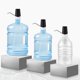 thumbnail image 5 of Bomba eléctrica portátil para botellas, bomba dispensadora de bebidas con carga USB para taller de cocina (azul), 5 of 5